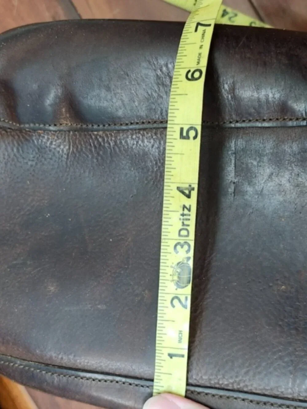 m0851 Leather Crossbody Bag Brown Distressed Vintage Messenger Canada Unisex